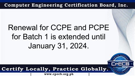 Category: Computer Engineering Certification Board.